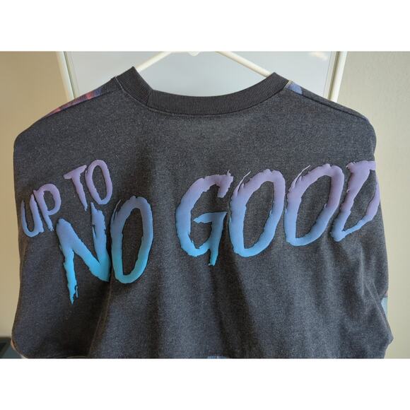Disney Parks Villains Up to No Good Crew Spirit Jersey Faded Shirt Size S - Picture 3 of 8
